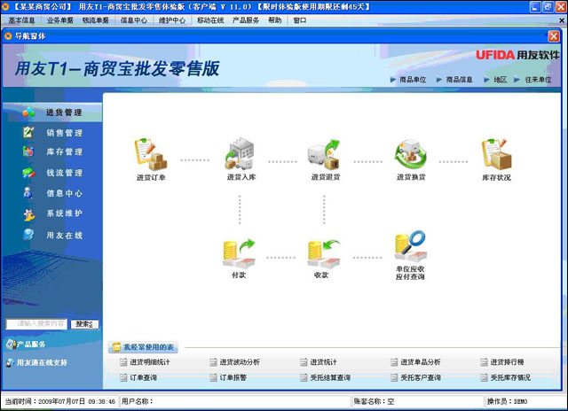 用友T1商贸宝批发零售版讲义