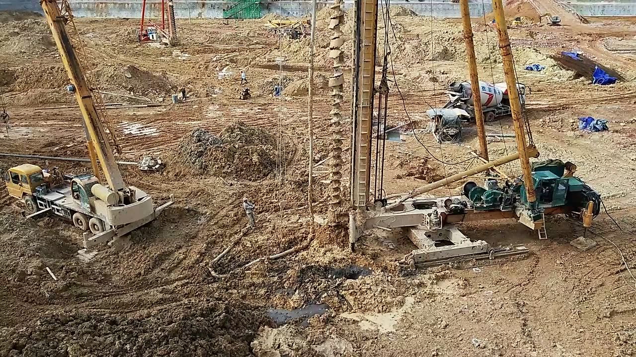 工地打桩，探究施工过程中的关键环节