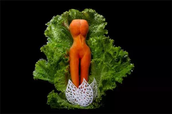 食品雕刻图片大全，艺术与美食的完美融合