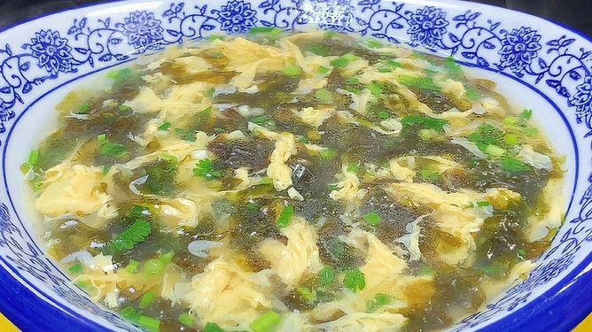 家常美味，紫菜蛋花汤的制作方法