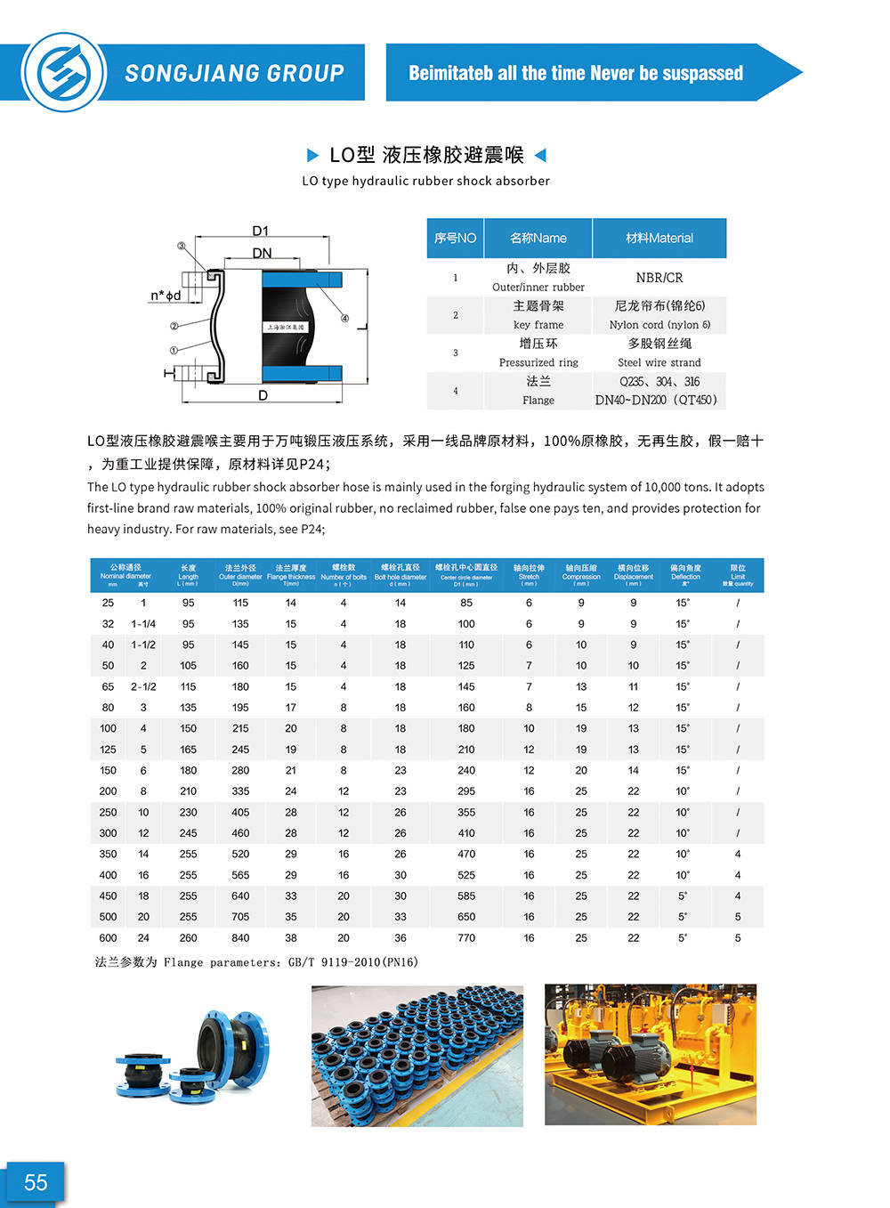 金属软连接规格及其应用