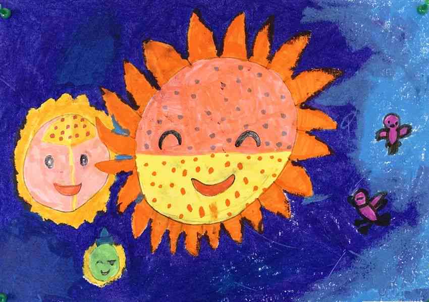 幼儿美术绘画太阳教案