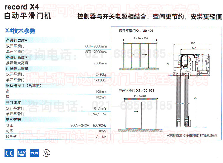 关于上海感应自动门的价格探讨