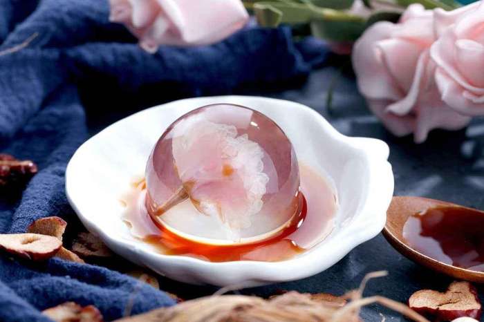 透明蛋花糕，传统美食的魅力与现代工艺的融合