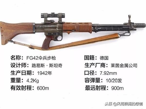 纳粹伞兵枪，历史、技术与影响