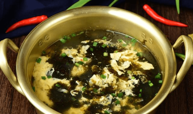 紫菜蛋花汤下的独特韵味