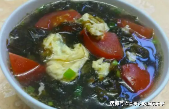 西红柿紫菜蛋花汤，美味与健康兼备的佳肴