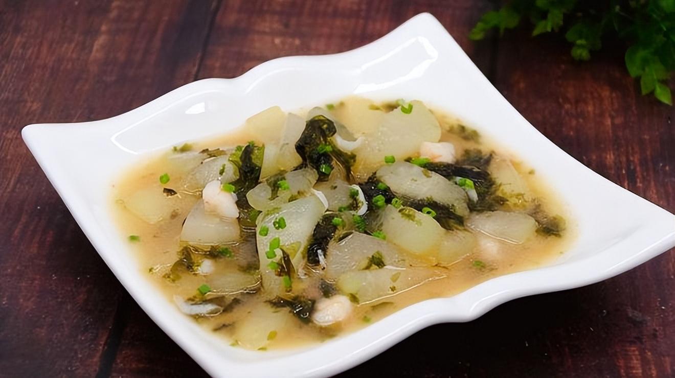 冬瓜紫菜蛋花汤，一道美味与健康并存的汤品