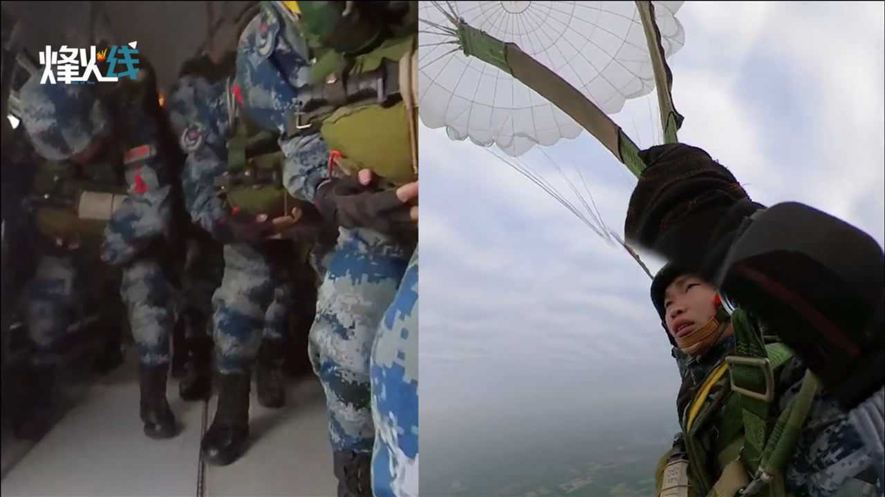 伞兵图片，展现空降兵的风采与力量